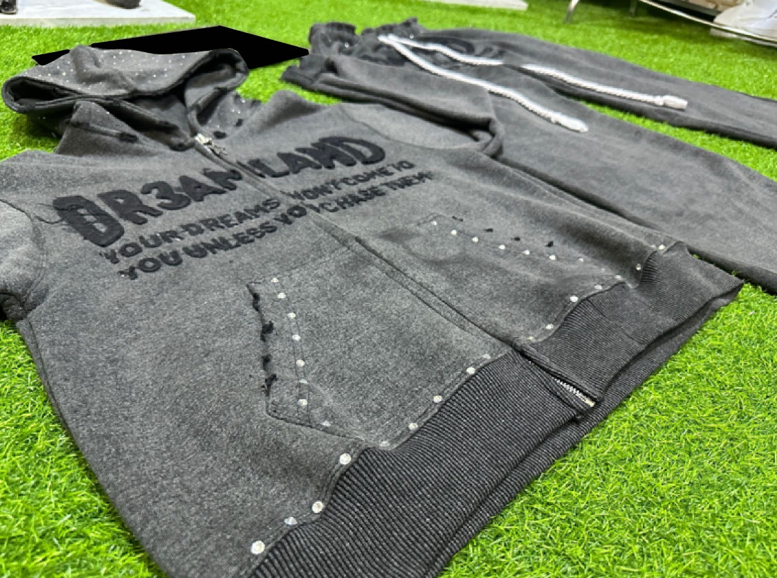 Acid Wash “ YDWCTYUYCT “ D3L Sweatsuits ( PRE-ORDER ) 4-6 weeks