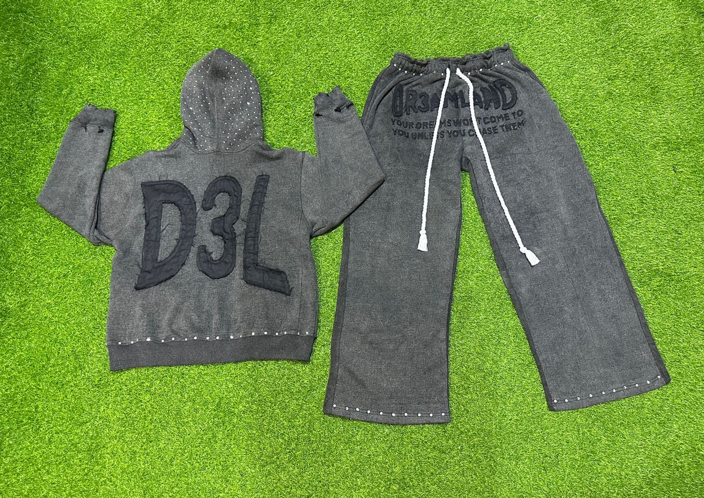 Acid Wash “ YDWCTYUYCT “ D3L Sweatsuits ( PRE-ORDER ) 4-6 weeks