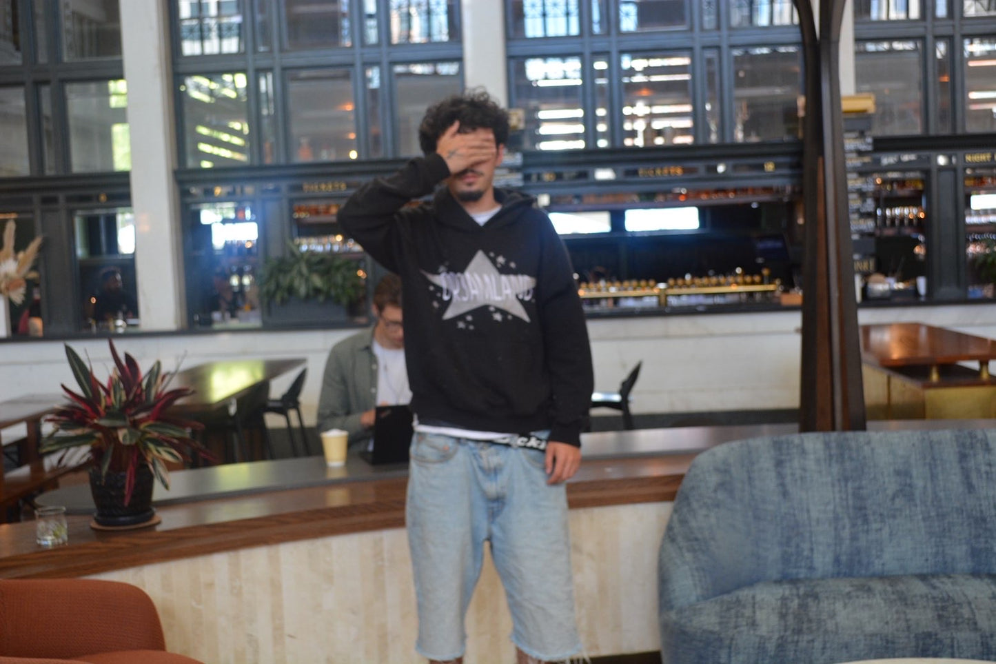 Original rhinestone DR3AMLAND embroidered STAR hoodie V II ( RESTOCK )!